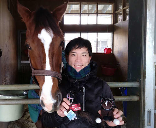 アフリカンゴールドの小型版ぬいぐるみプレゼント 2・11のニッカン