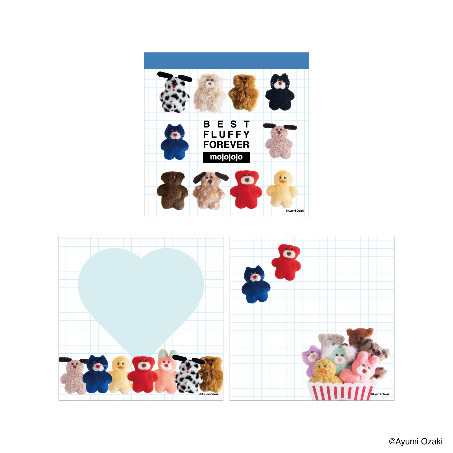 日販、大人気ぬいぐるみ・雑貨ブランド「mojojojo」のステーショナリー