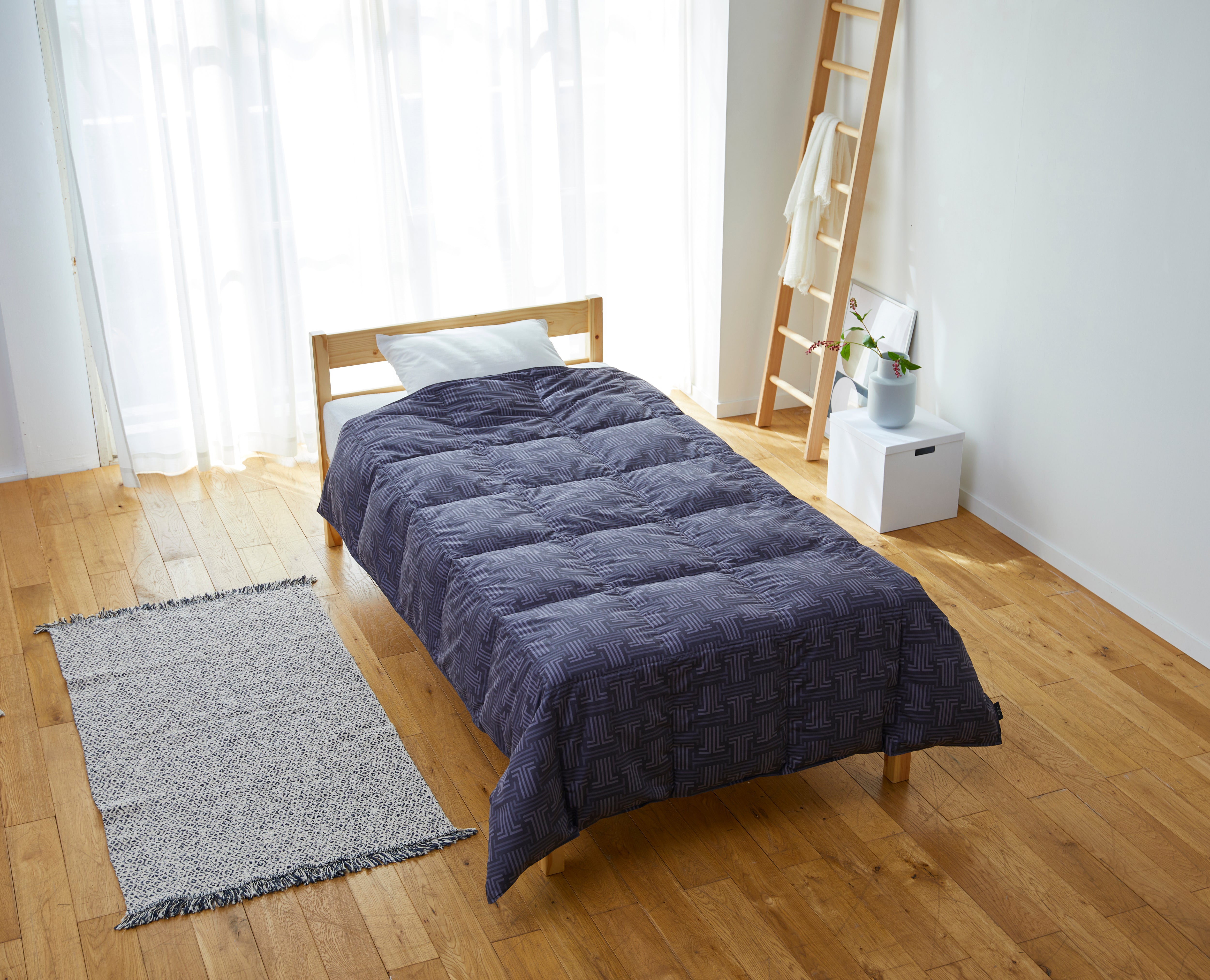 ウォッシャブル羽毛肌掛けふとん/ラマンセⅡ《LANVIN COLLECTION