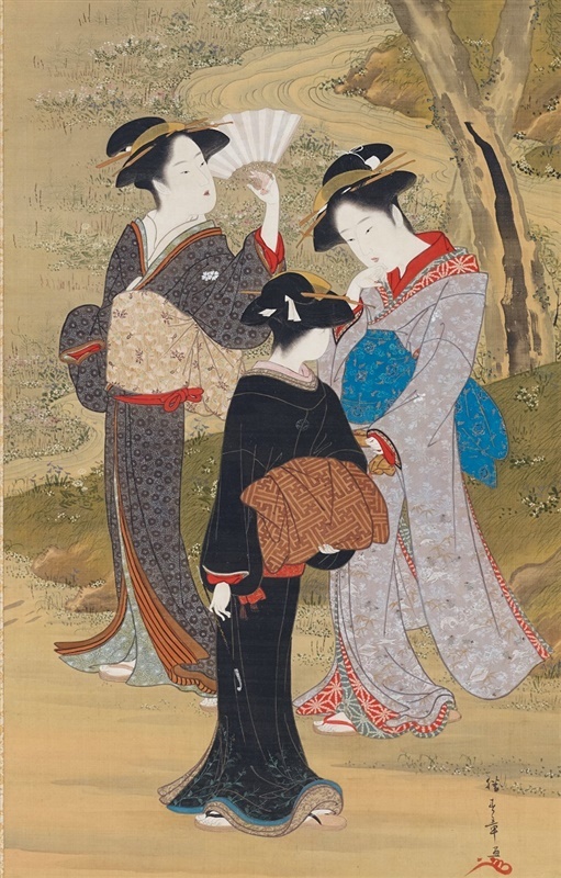 開館25周年記念「肉筆浮世絵－師宣・春章・北斎たちの筆くらべ