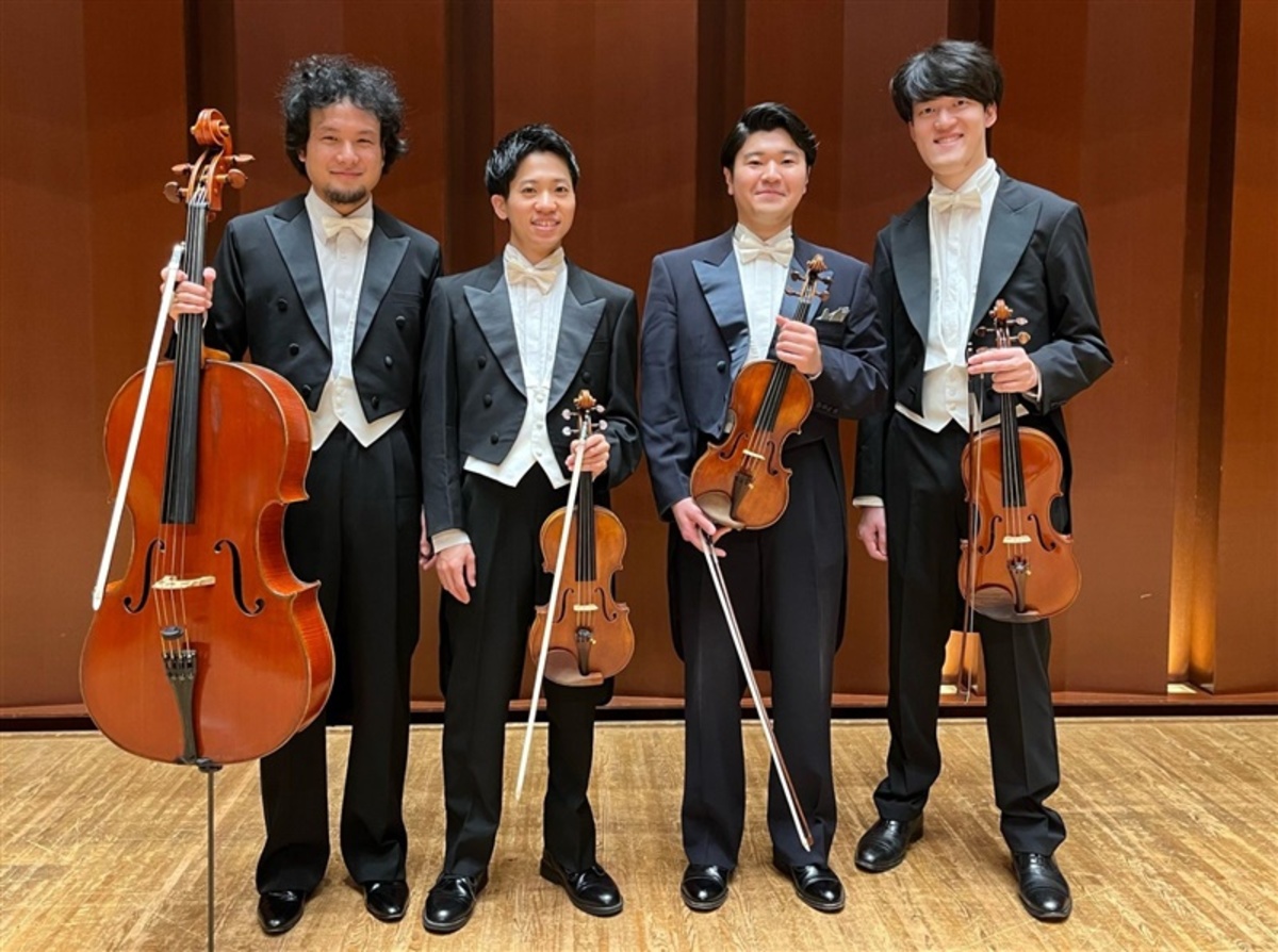 福岡市の大名MKホールで1月29日、UNO弦楽四重奏団が定期演奏会