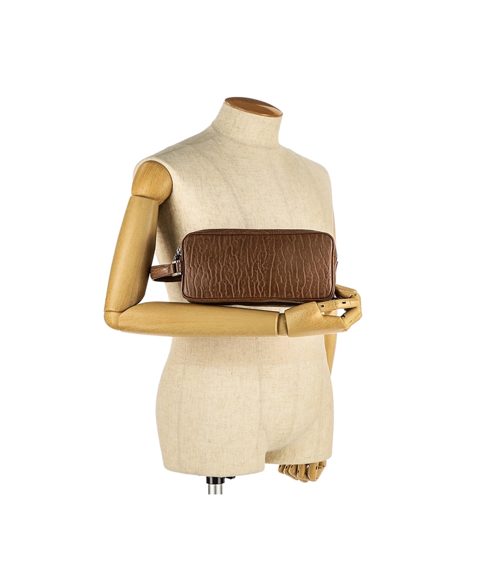 CROIX ROYAL シールレザー（アザラシ）メンズセカンドバッグ 【CRAB261