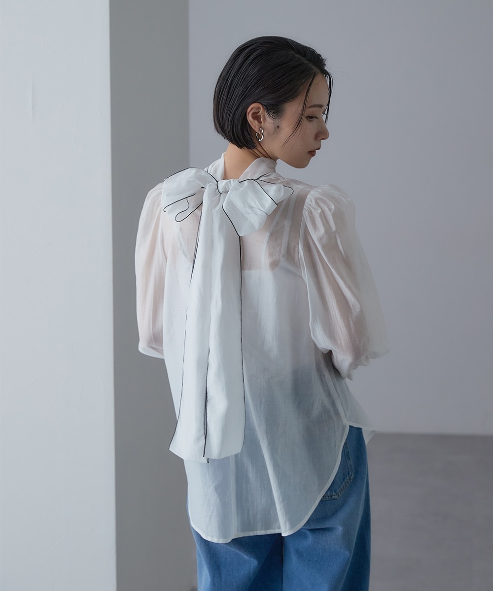 入学式・卒業式・フォーマル】＜単品＞シアーボイルボウタイリボン