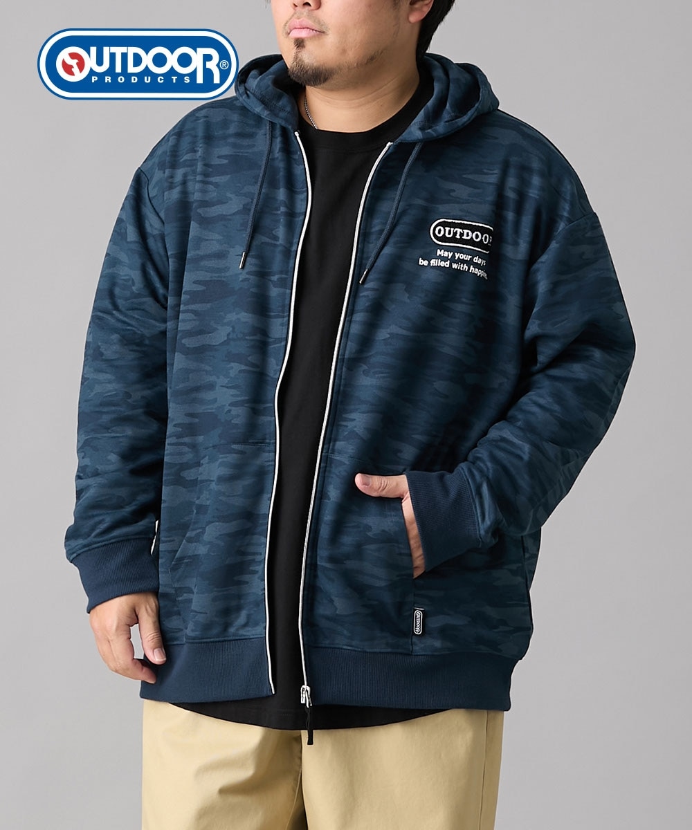 ダンボールフルジップパーカー OUTDOOR PRODUCTS【大きいサイズ】 通販