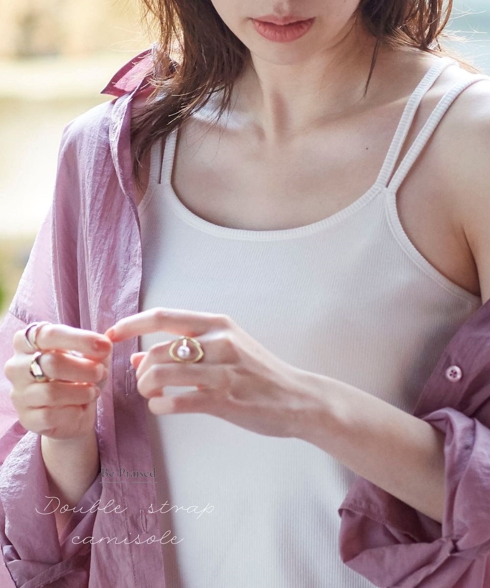 ダブルストラップキャミソール（ソフトカップ付） 通販【ニッセン】