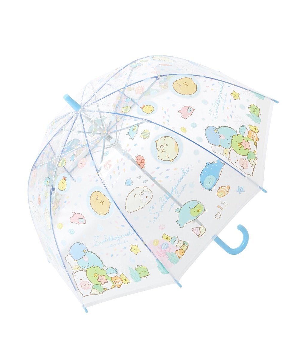 すみっコぐらし】キッズドーム型グラスファイバービニール傘（55cm