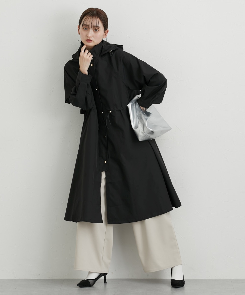 バックヨークロング丈モッズコート 通販【ニッセン】