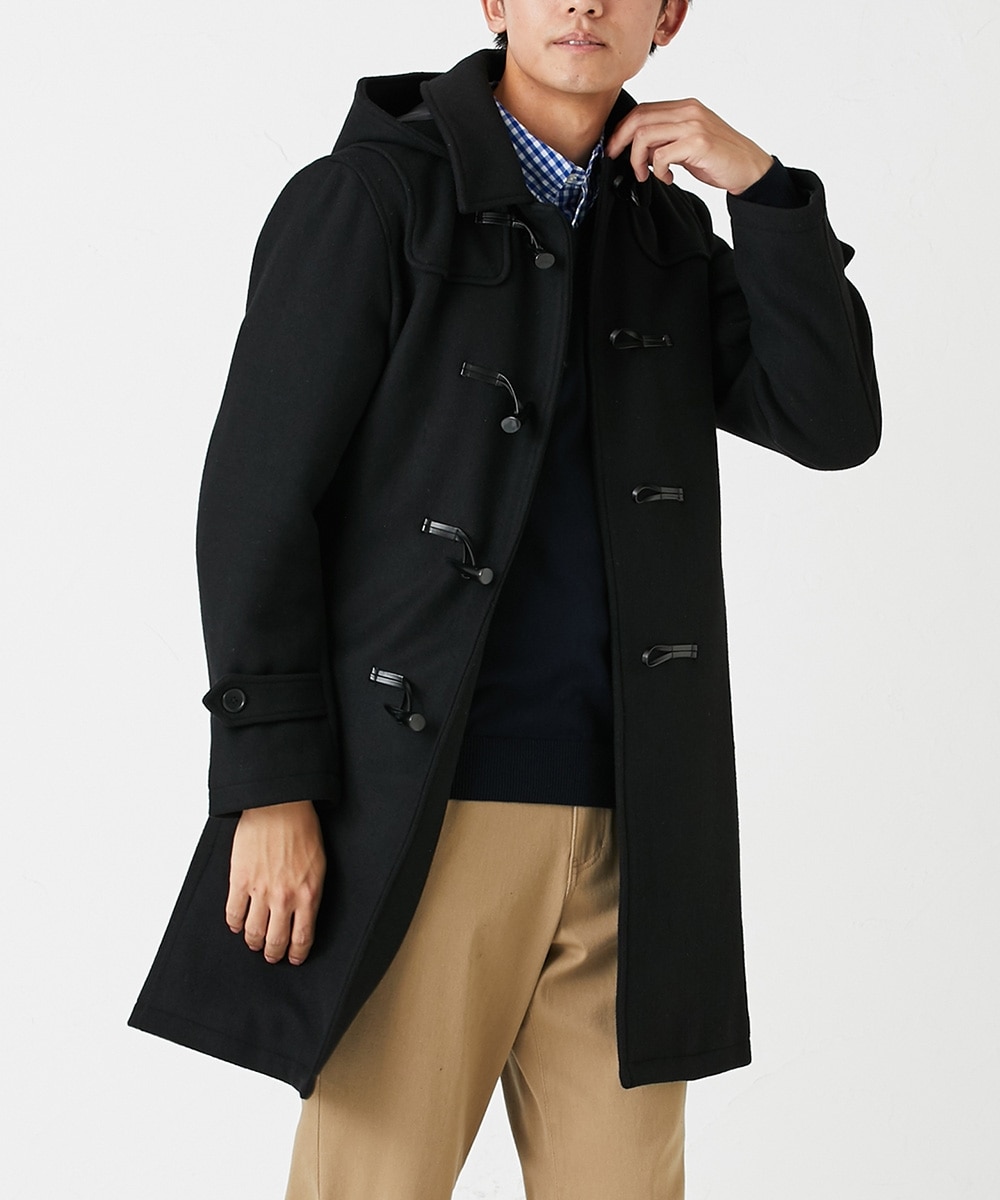 ウール混2WAY ダッフルコート（フード取り外し可） 通販【ニッセン】