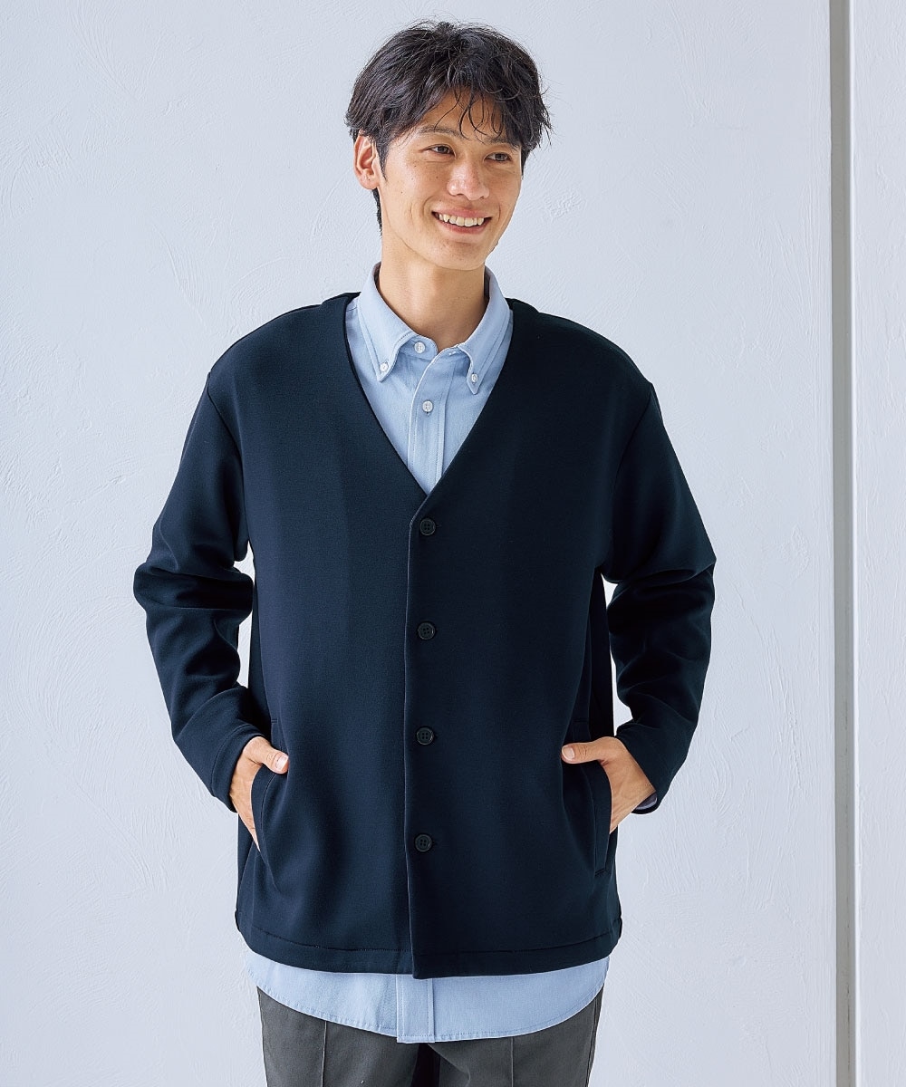 ダブルフェイスオーバーサイズカーディガン【大きいサイズ有】 通販