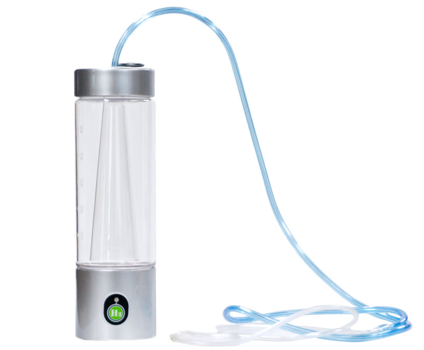 ポンプにより自然呼吸で水素を吸入できる水素ガス生成器「myshintousui