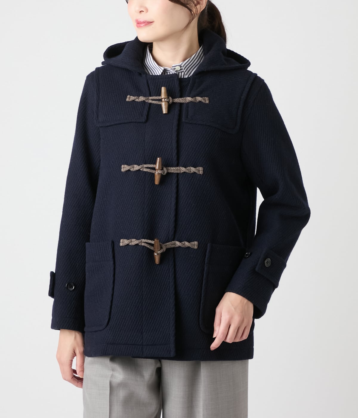 ウールバスケット ショートダッフルコート(71556450-2025