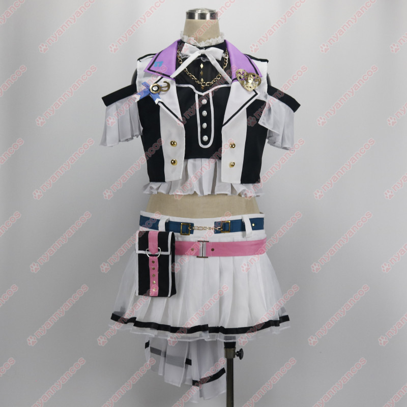 高品質 実物撮影 朝日六花 ロック BanG Dream バンドリ 風 コスプレ