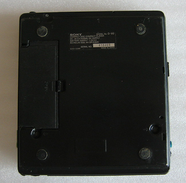 VINTAGE SONY DISCMAN 1bit DAC MODEL D-99 COMPACT DISC CD PLAYER