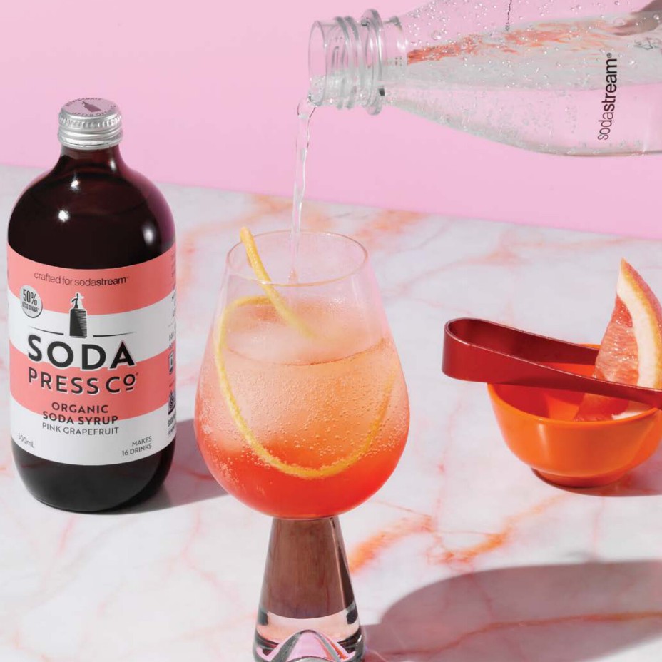 ソーダストリーム SodaStream / ソーダプレス シロップ ピンク