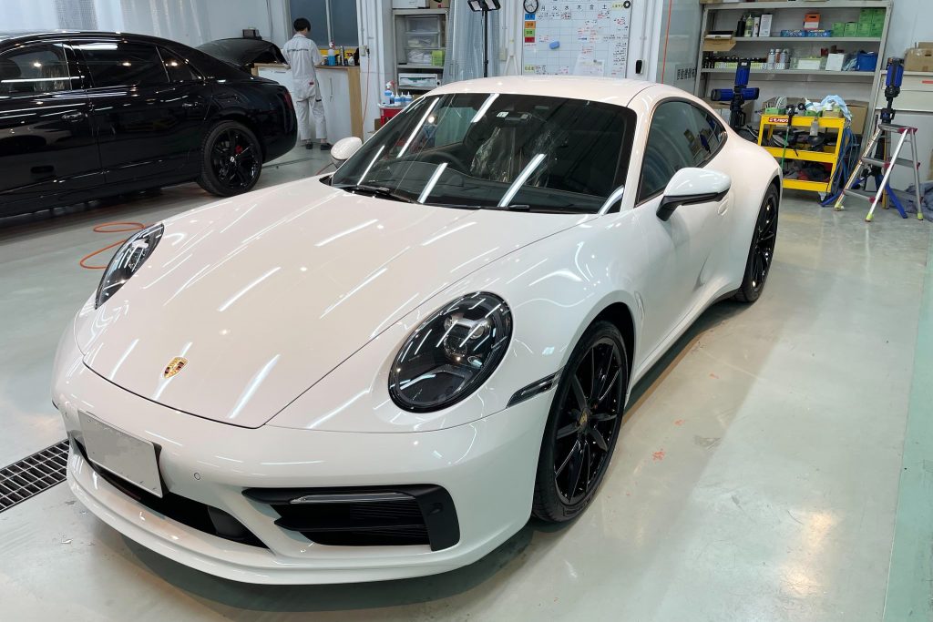 ◇ポルシェ｜プロテクションフィルム｜フロントガラス保護フィルム