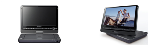 コンパクトな本体に9V型の高精細液晶を搭載したポータブルDVD