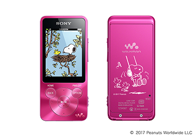 6種類のSNOOPYのデザインから選べるウォークマンSシリーズ「PEANUTS