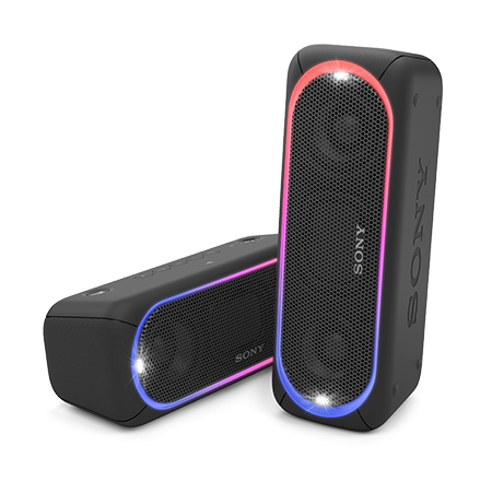 SRS-XB30 特長 : 便利機能 | アクティブスピーカー／ネックスピーカー