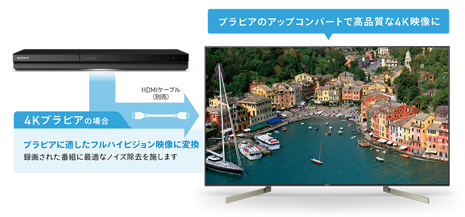 BDZ-ZT1700/BDZ-ZW2700/BDZ-ZW1700 特長 : 高画質・高音質