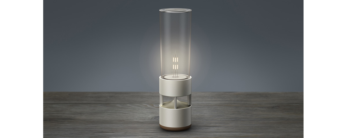 LSPX-S1 特長 : デザイン | アクティブスピーカー／ネックスピーカー