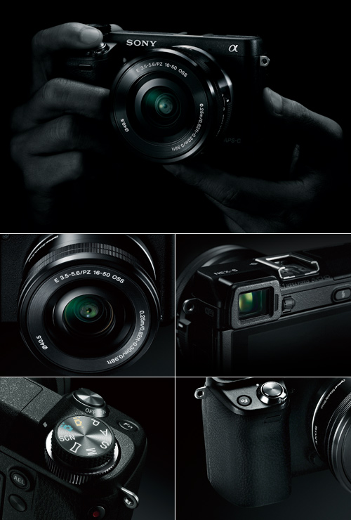 NEX-6 特長 : 一眼らしい高品位デザイン | デジタル一眼カメラα