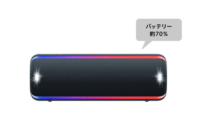SRS-XB32 特長 : 便利機能 | アクティブスピーカー／ネックスピーカー