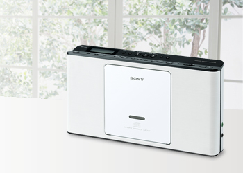 ZS-E80 特長 : スリムなデザイン | ラジオ／CDラジオ・ラジカセ | ソニー