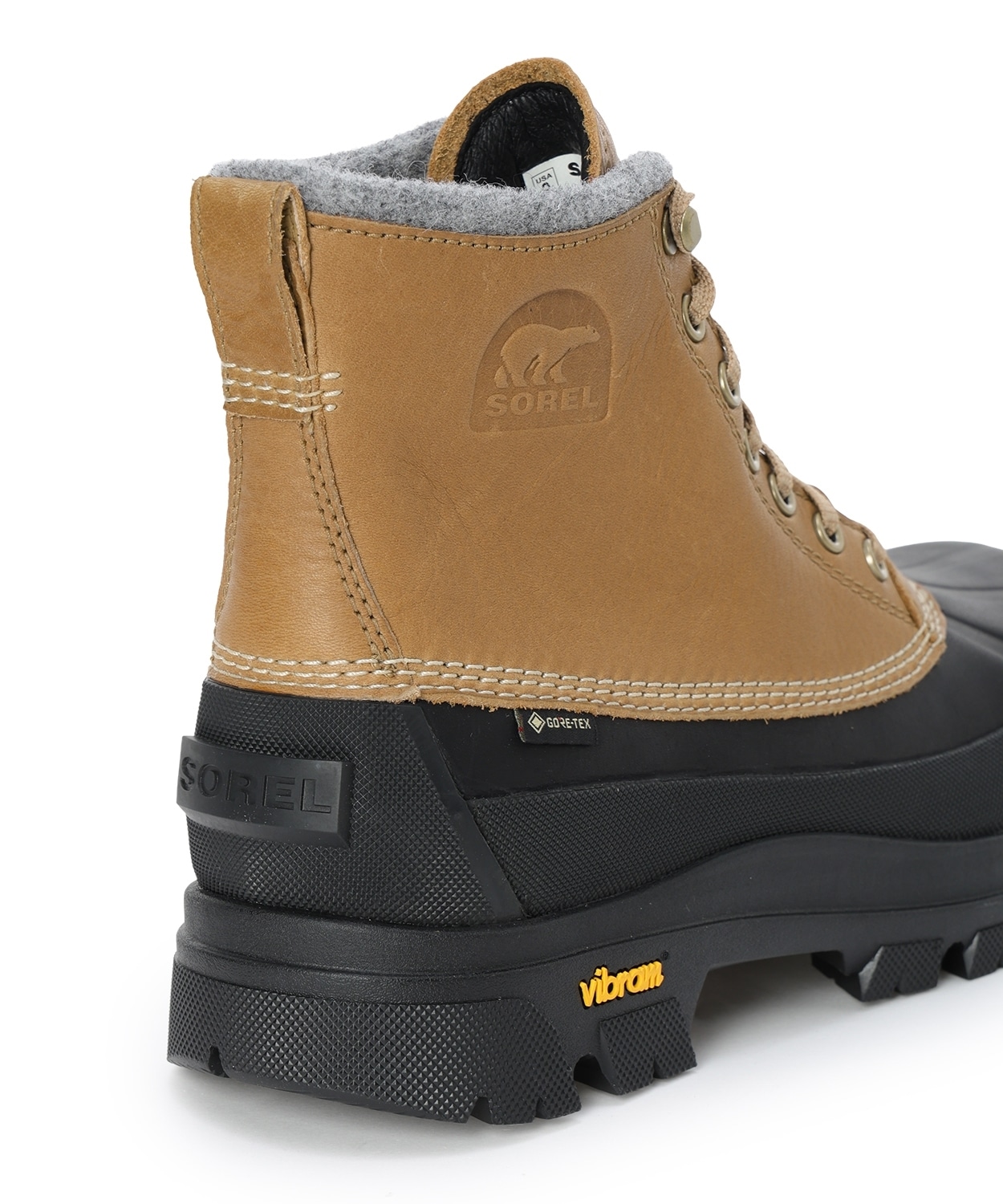 デイストーム ホライゾン ゴアテックス(25 Caribou Buff Black)│SOREL