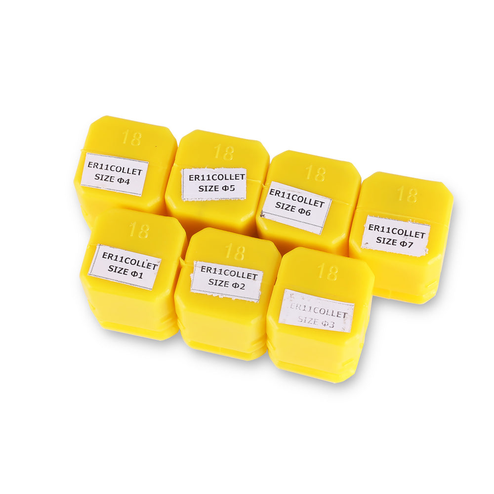 Genmitsu ER11 Spring Collet Set φ1, 2, 3, 4, 5, 6, 7mm | SainSmart