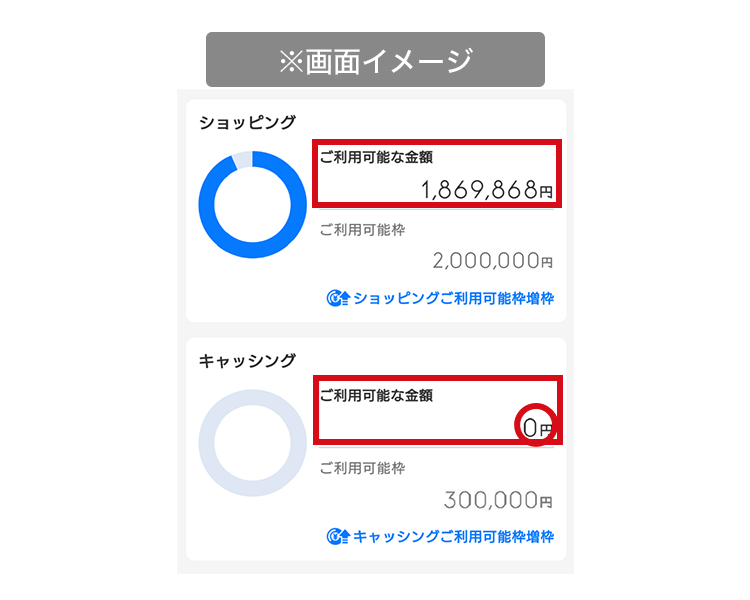 ご利用可能枠・ご利用可能額の仕組みと確認方法 | セゾンカードご利用