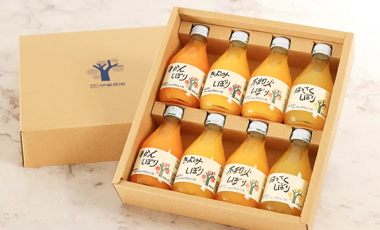 伊藤農園 100%ピュアジュース 8本ギフトセット | ノンアルコール