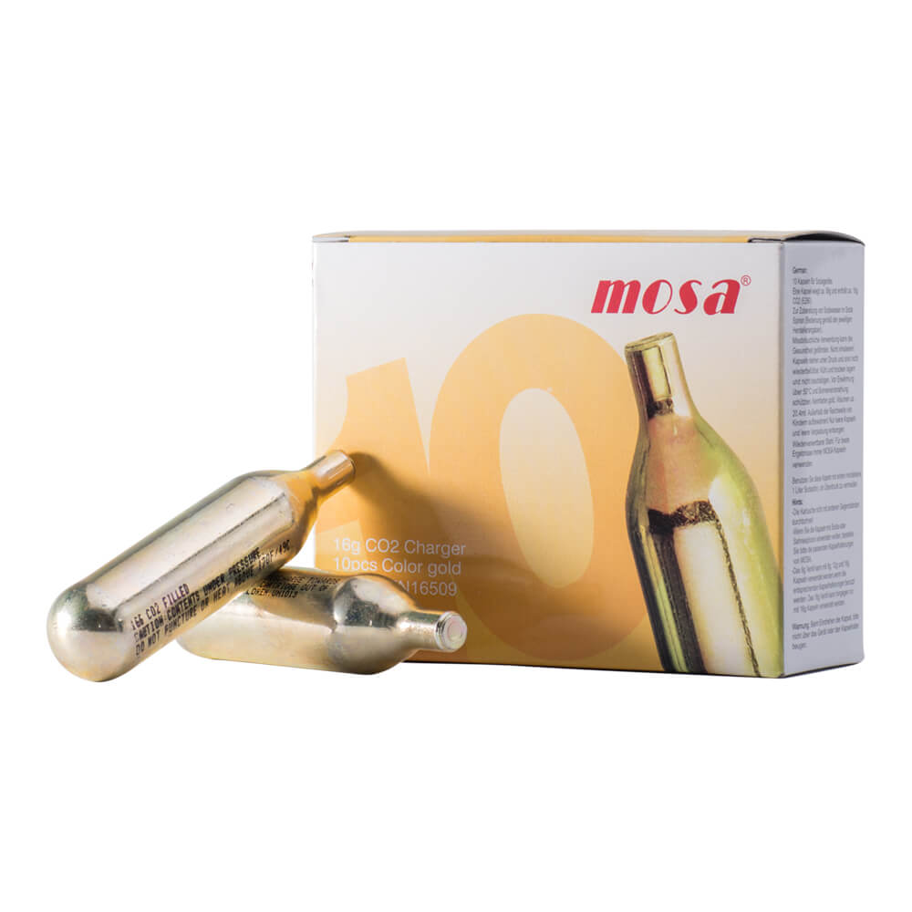 MOSA炭酸ガスカートリッジ 16g 1ケース （10本入り）