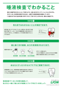 唾液検査でお口の状態がわかる！！ | 葛西南歯科医院