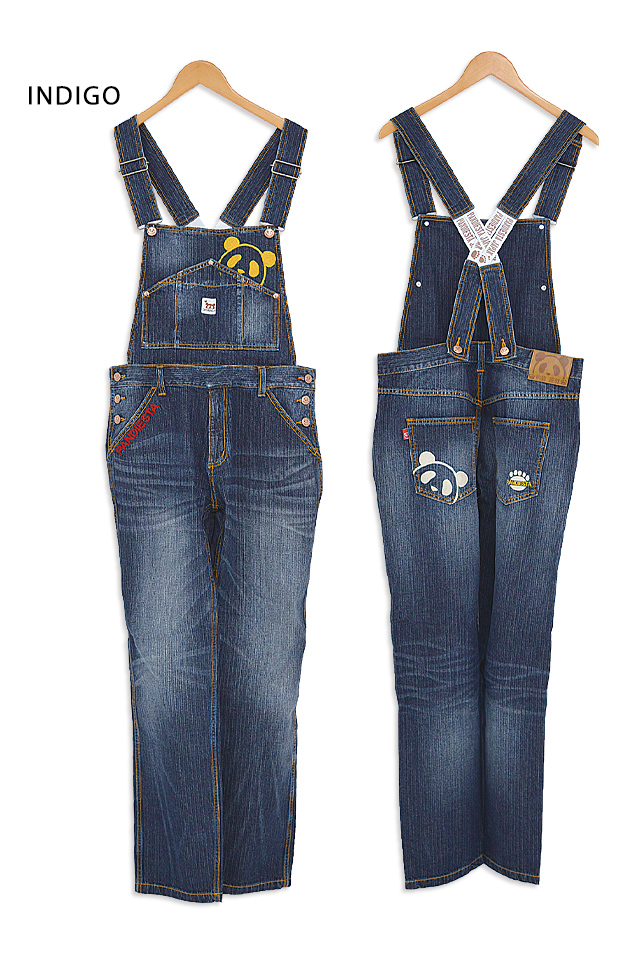 2WAYジャガードデニムオーバーオール PANDIESTA JAPAN 523652 パンディ