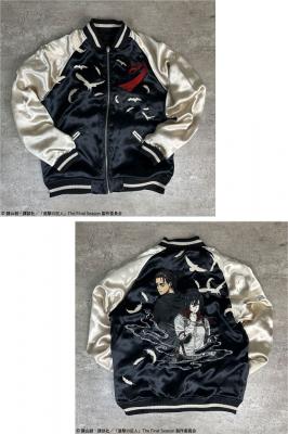 絡繰魂×進撃の巨人 リバーシブルスカジャン「ミカサ＆アルミン」 絡繰