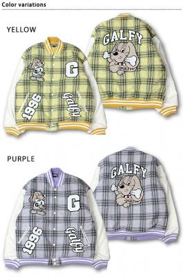 チェックのわんわん大学ジャケット GALFY 124007 ガルフィー 犬