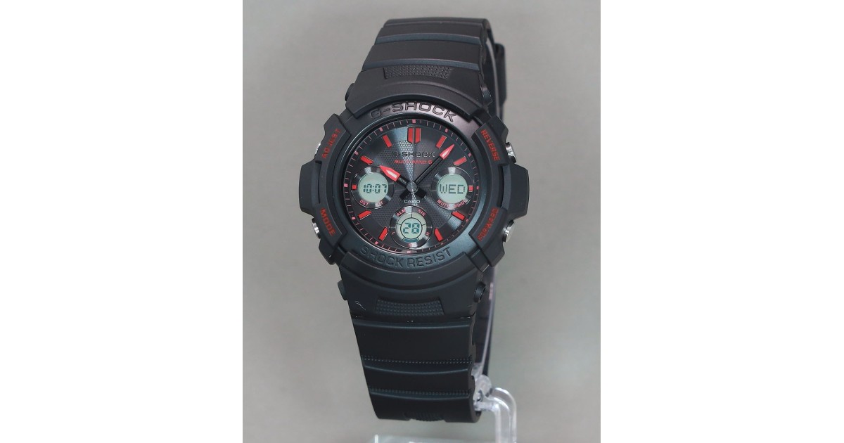 Casio G-Shock Analog-Digital Fire Package AWG-M100FP-1A4JR