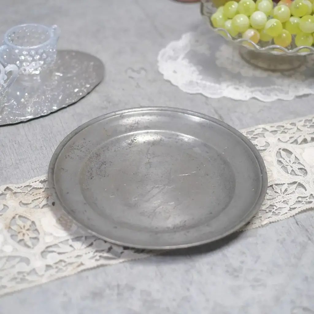 アンティークエタン花リムプレートV アンティーク雑貨 | 雑貨と