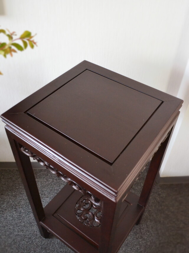 花台 サイドテーブル コンソールテーブル チェスト 中国家具