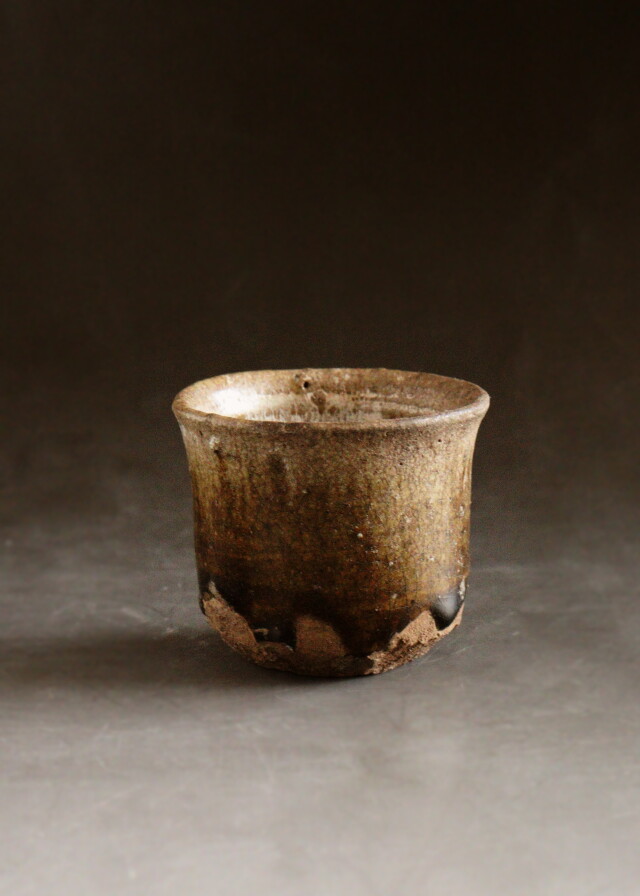 唐津酒器 ぐいのみ 斑唐津 古陶磁 酒器 堀の手 古唐津Antique Sam's