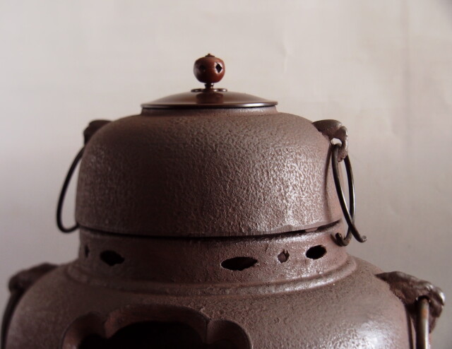 鬼面風炉 茶道具 美品 風炉釜 風炉 Antique Sam's Collection