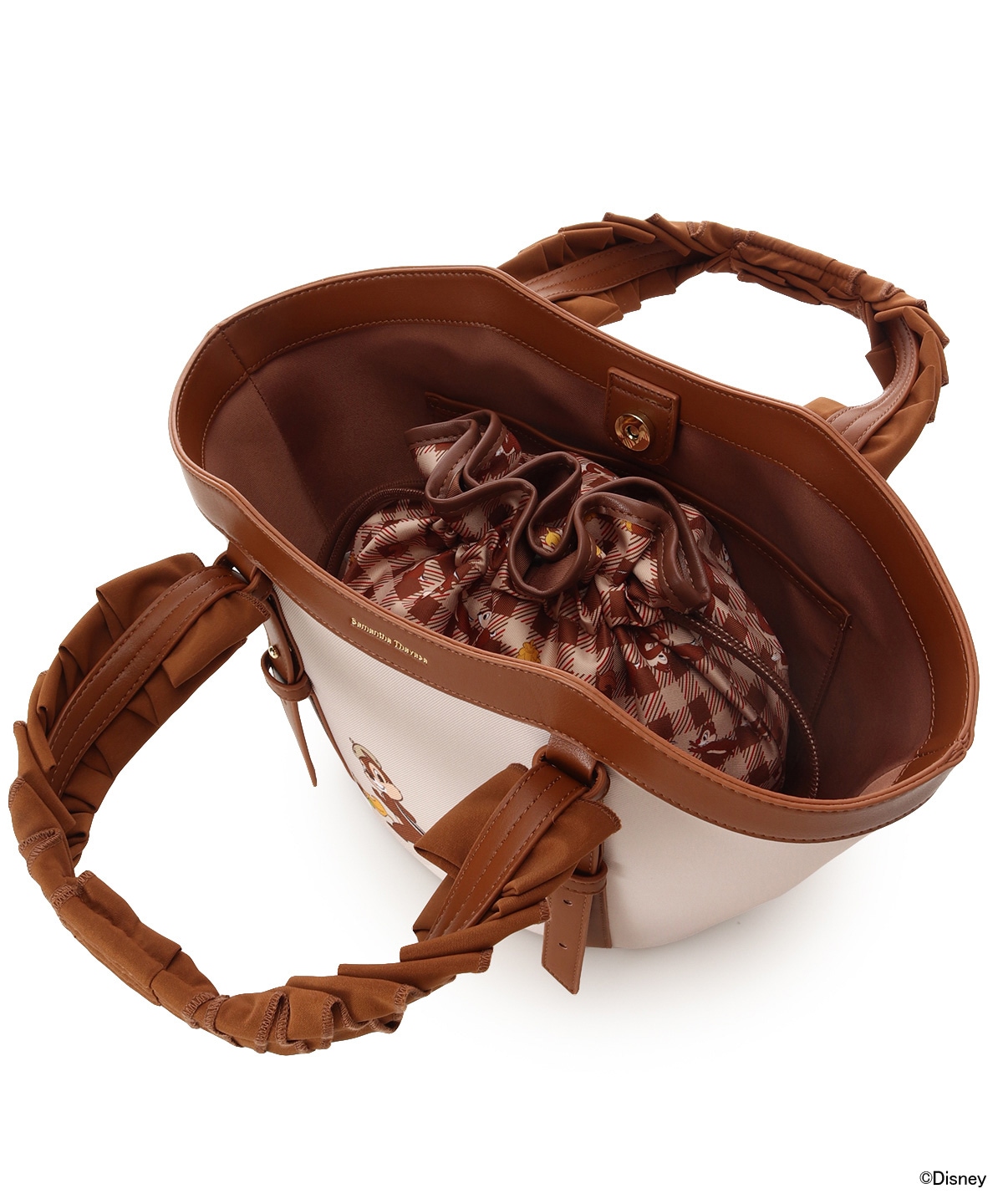 チップ」＆「デール」コレクション ハンドバッグ(FREE ブラウン