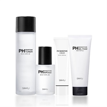 SAM'U PHセンシティブクレンジング & スキンケアセットの詳細ページ
