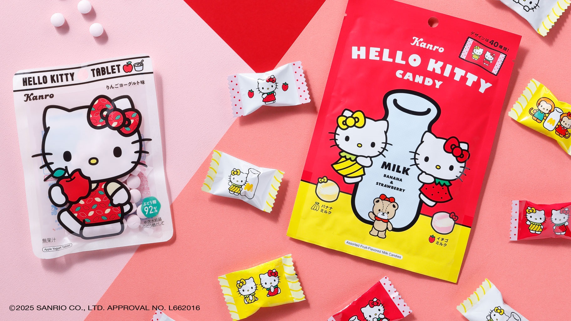 カンロからハローキティのキャンディ＆タブレットが登場！｜サンリオ