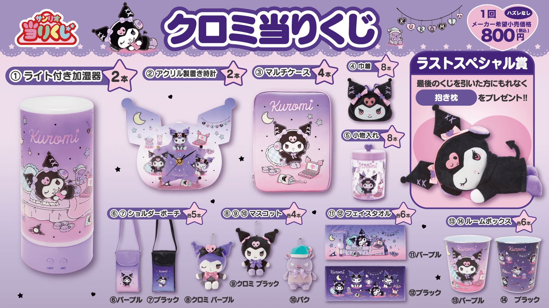 クロミ当りくじ」取り扱い店舗｜サンリオ