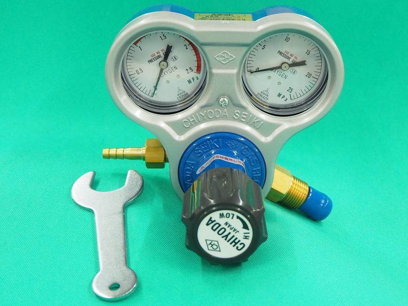 スタウト圧力調整器 酸素用 スタンダード SRO-W/E ゲージプロテクター