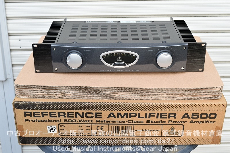 Meomeo Behringer A500 パワーアンプ Behringer | Product | A500