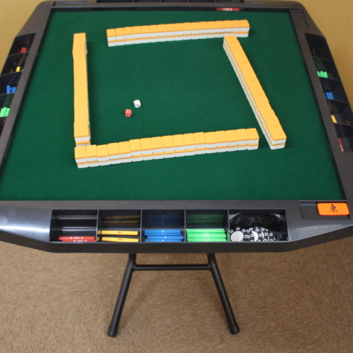 手打ち麻雀卓ぽけっと 折り畳み式麻雀卓【地域により送料別途】※地域