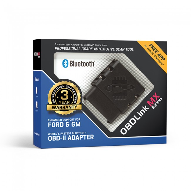 OBDLink MX Bluetooth OBD-II Scan Tool for Android & Windows