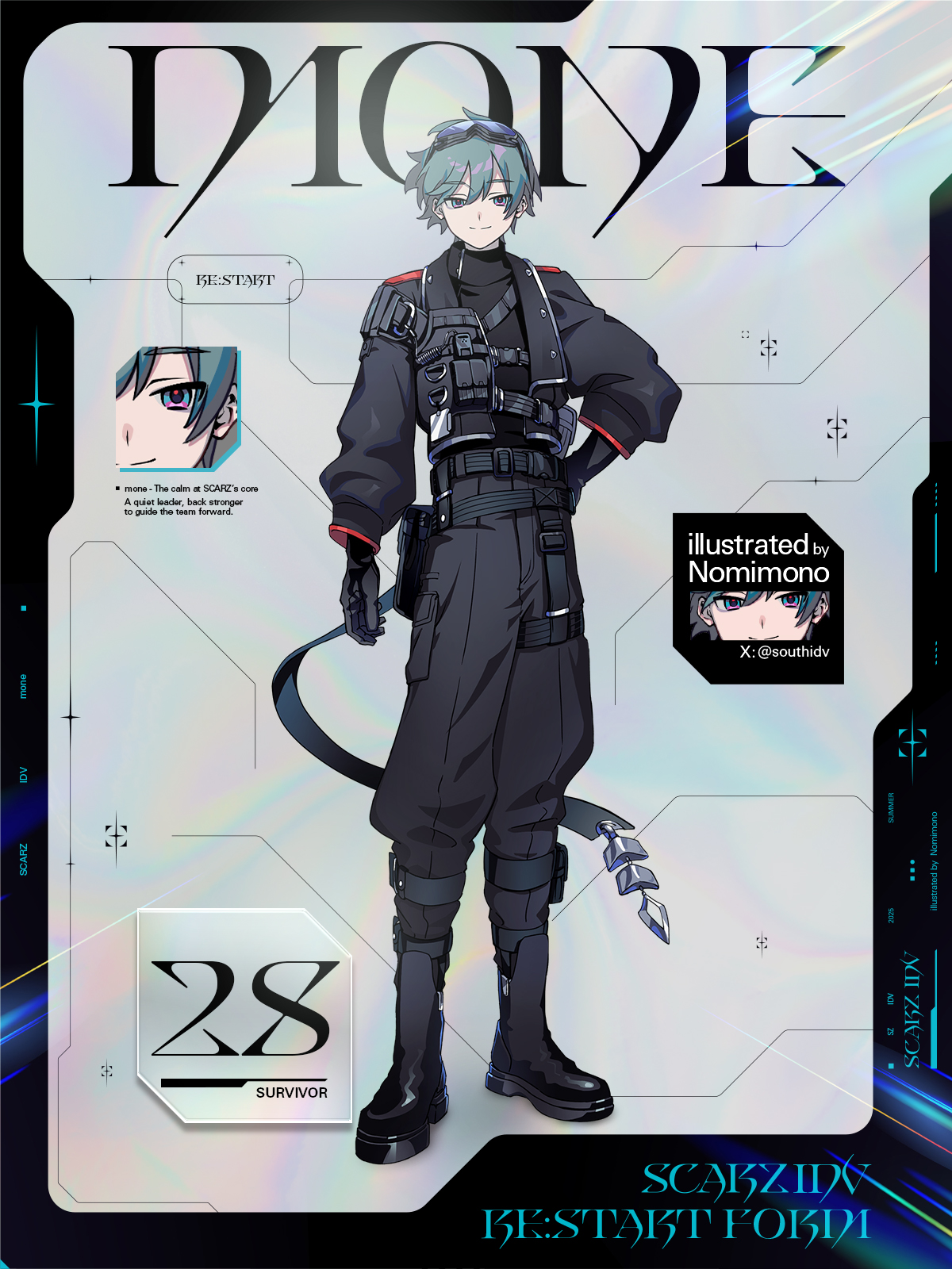 IdentityV】 新キャラクターデザイン「SCARZ IDV 2025 RE:START FORM